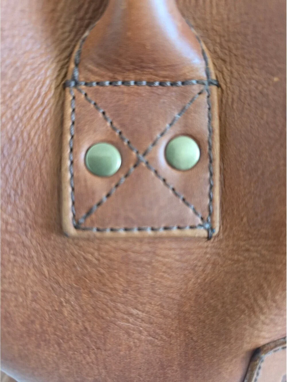 Parker Clay Brown Leather Merkato Signature Tote